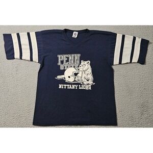 Penn State Shirt Logo 7 Nittany Lions Jersey Mens S / M Made In USA 90s